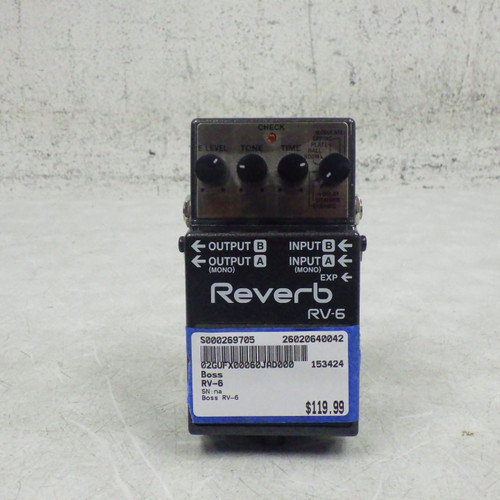Vist Large View of Product Image Which is Used Boss RV-6 Guitar Effects Pedal