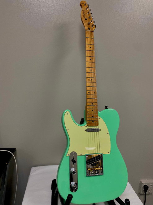 Vist Large View of Product Image Which is Used Harley Benton LEFTY VT SERIES TELECASTER T Type Electric Guitar Blue 6-String