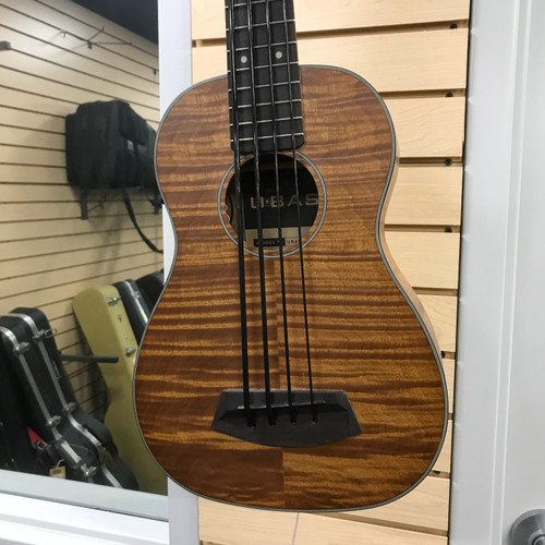 Vist Large View of Product Image Which is Used Kala UBASS EM-FS Acoustic Bass Guitar Natural 4-String
