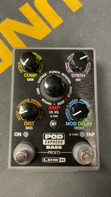 Vist Large View of Product Image Which is Used Line 6 POD EXPRESS BASS Multi-FX Pedal
