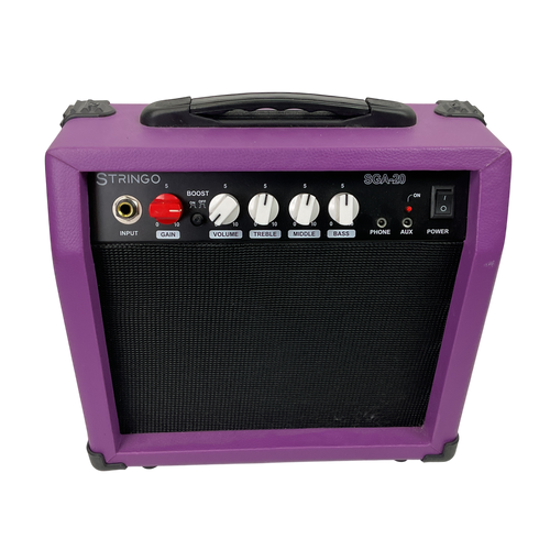 Vist Large View of Product Image Which is Used STRINGO SGA-20 1 x 5 Solid State Amplifier 1 x 5