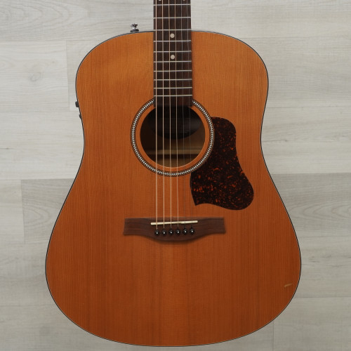 Vist Large View of Product Image Which is Used Seagull S6 Original Slim Presys II Solid Top Acoustic Guitar Natural