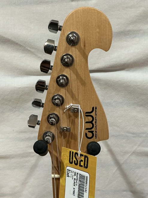 Vist Large View of Product Image Which is Used Washburn GWL BLACK STRAT S Type Electric Guitar Black 6-String