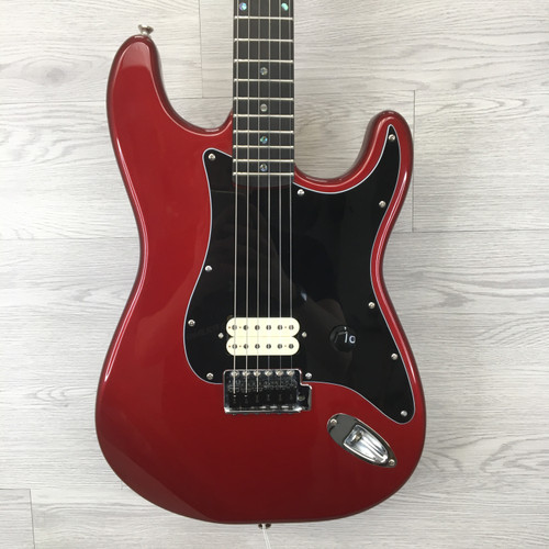Vist Large View of Product Image Which is Used SQUIER PARTSCASTER W/ FIREFLY NECK S Type Electric Guitar Red 6-String