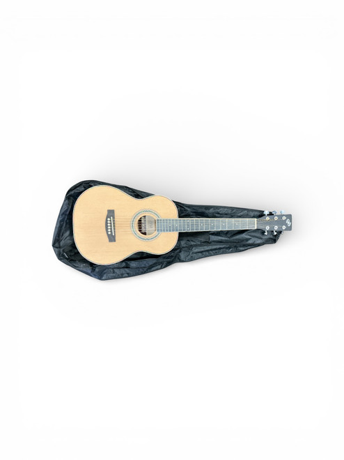 Vist Large View of Product Image Which is Used PYLE PEAG92 MINI GUITAR Laminate Top Acoustic Guitar Natural