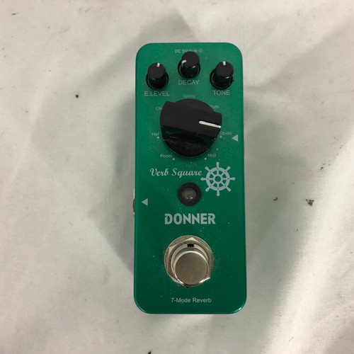 Vist Large View of Product Image Which is Used Donner VERB SQUARE Reverb Pedal