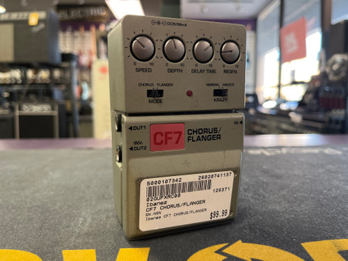 Vist Large View of Product Image Which is Used Ibanez CF7 CHORUS/FLANGER Chorus Pedal