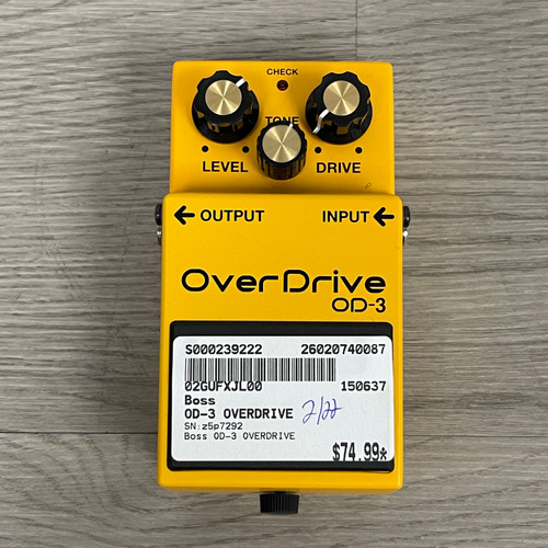 Vist Large View of Product Image Which is Used - Boss OD-3 OVERDRIVE - Overdrive Pedal