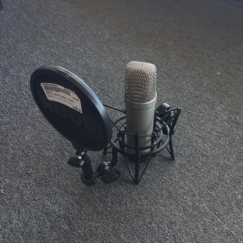 Vist Large View of Product Image Which is Used Rode NT-1 WITH SHOCK MOUNT Condenser Microphone
