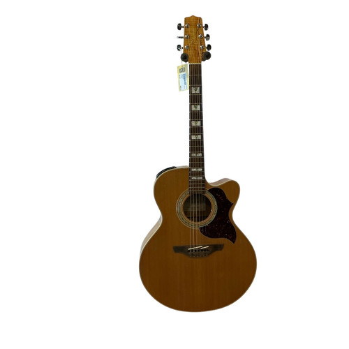 Vist Large View of Product Image Which is Used Takamine EG523SC Solid Top Acoustic Guitar Natural