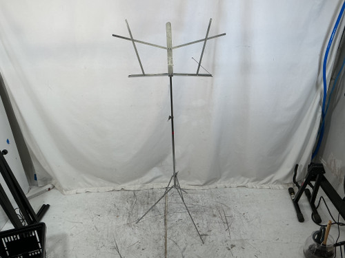 Vist Large View of Product Image Which is Used Hamilton 400N CHROME FOLDING STAND Band Instrument Stand