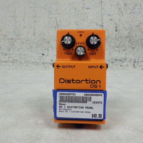 Vist Large View of Product Image Which is Used Boss Ds 1 Distortion Pedal  