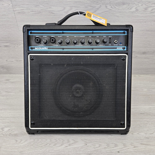 Vist Large View of Product Image Which is Used Acoustic AG30 Acoustic Amp Solid State Amplifier 1 x 8