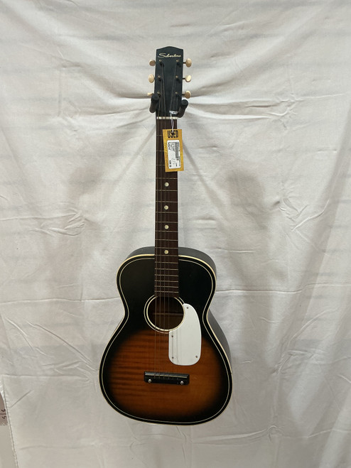 Vist Large View of Product Image Which is Used Silvertone 319.12049 Laminate Top Acoustic Guitar Sunburst