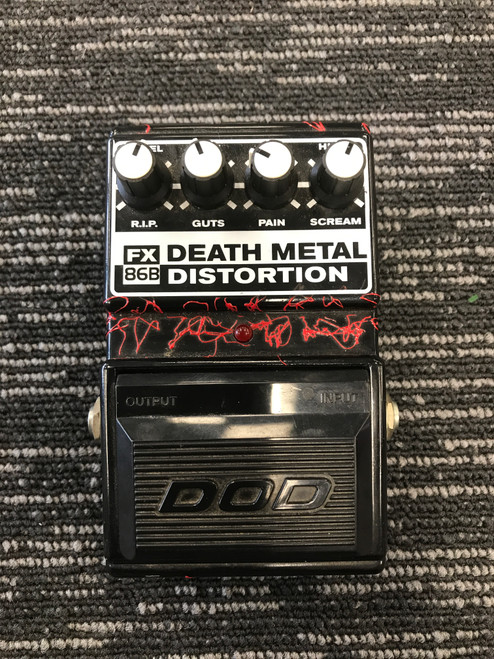 Vist Large View of Product Image Which is Used DOD FX 86B DEATH METAL DISTORTION Distortion Pedal