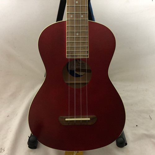 Vist Large View of Product Image Which is Used Fender AVALON TENOR Ukulele Red
