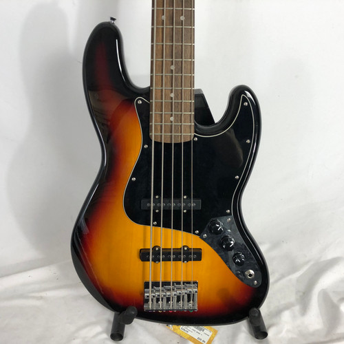 Vist Large View of Product Image Which is Used Squier AFFINITY JAZZ BASS V J Type Bass Guitar Sunburst 5-String