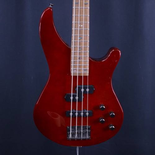Vist Large View of Product Image Which is Used Mitchell MB200BR BASS P Type Bass Guitar Red 4-String