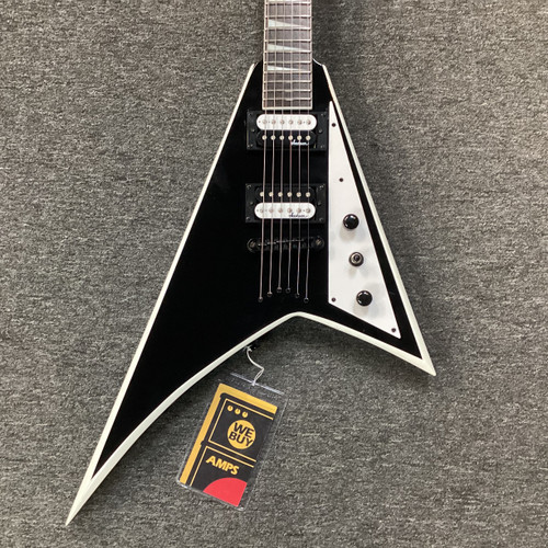 Vist Large View of Product Image Which is Used Jackson JS32T RHOADS Pointy Electric Guitar Black 6-String