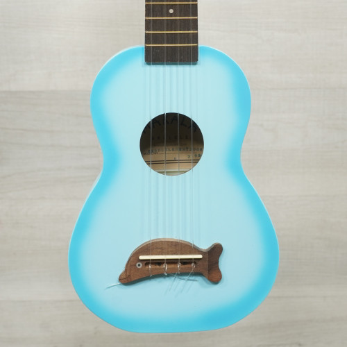 Vist Large View of Product Image Which is Used Makala Dolphin Ukulele Blue