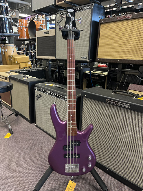 Vist Large View of Product Image Which is Used Ibanez GIO MIKRO BASS Bass Guitar Purple 4-String