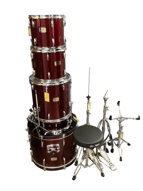 Vist Large View of Product Image Which is Used Pearl Export Series 5PC Drum Kit w/HARDWARE