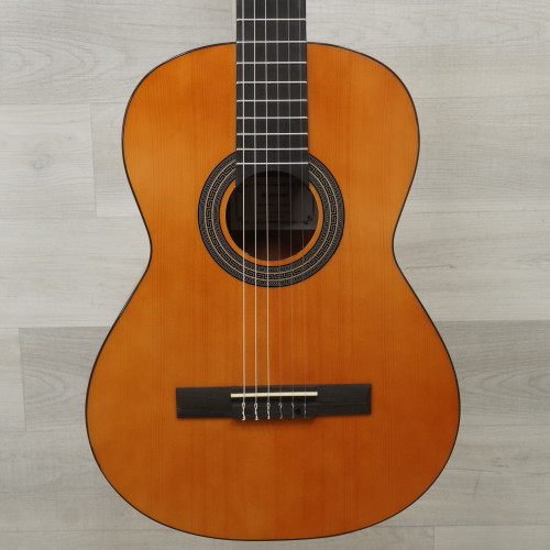 Vist Large View of Product Image Which is Used Donner EC2082 Laminate Top Acoustic Guitar Natural