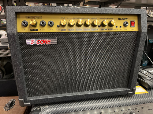 Vist Large View of Product Image Which is Used 5 CORE GA50W 1 x 8 Solid State Amplifier 1 x 8