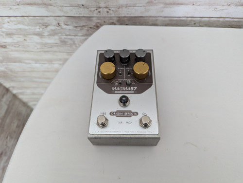 Vist Large View of Product Image Which is Used Origin Effects MAGMA57 AMP VIBRATO DRIVE Pedal