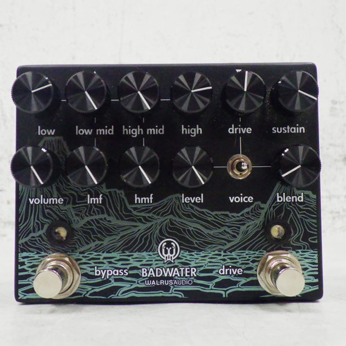 Vist Large View of Product Image Which is Used Walrus Audio Badwater Bass Pre-Amp Pedal