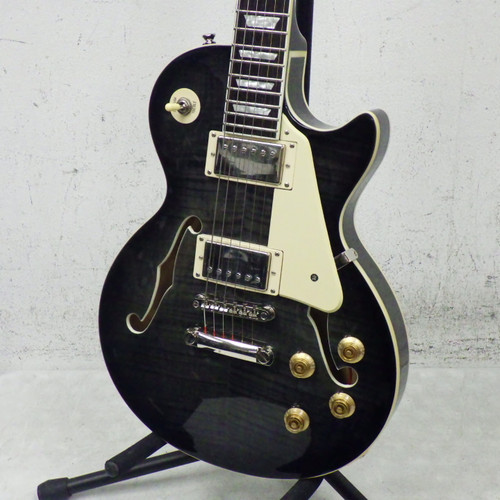 Vist Large View of Product Image Which is Used Epiphone Les Paul Es Semi Hollow Electric Guitar Black 6-String