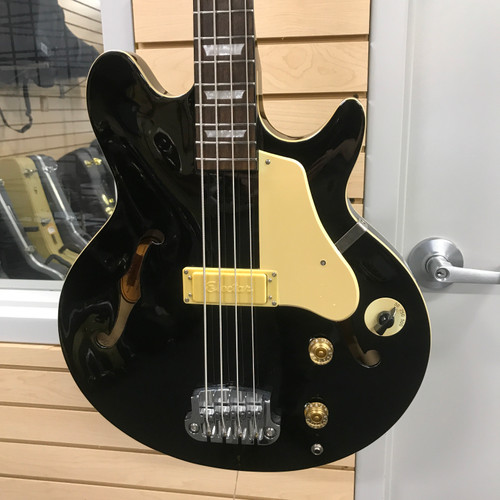 Vist Large View of Product Image Which is Used Epiphone JACK CASADY BASS W HIPSHOT Bass Guitar Black 4-String