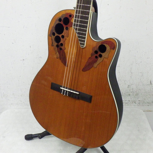 Vist Large View of Product Image Which is Used Ovation Celbrity CE44C Acoustic Guitar Wood