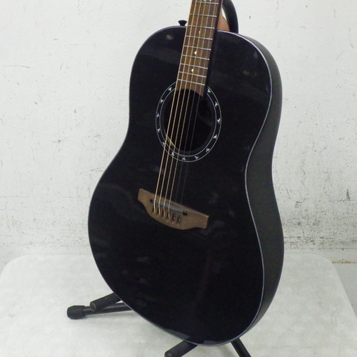 Vist Large View of Product Image Which is Used Ovation Ultra 1516  Acoustic Guitar Black