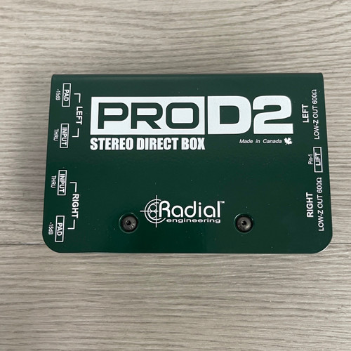 Vist Large View of Product Image Which is Used - Radial Engineering PRO D2 2 CHANNEL DI - Direct Box