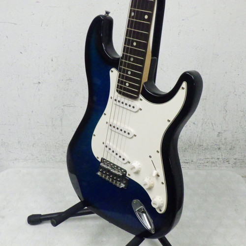 Vist Large View of Product Image Which is Used Bc Strat Guitar Blue 6-String