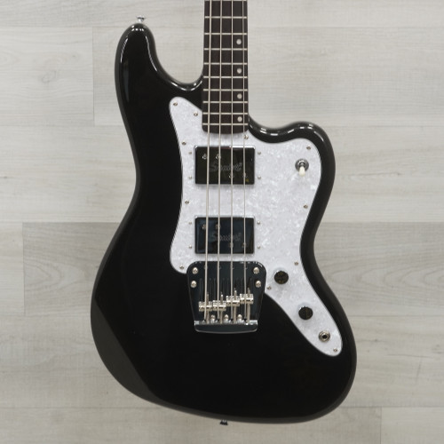 Vist Large View of Product Image Which is Used Squier Paranormal Rascal Bass Guitar Black