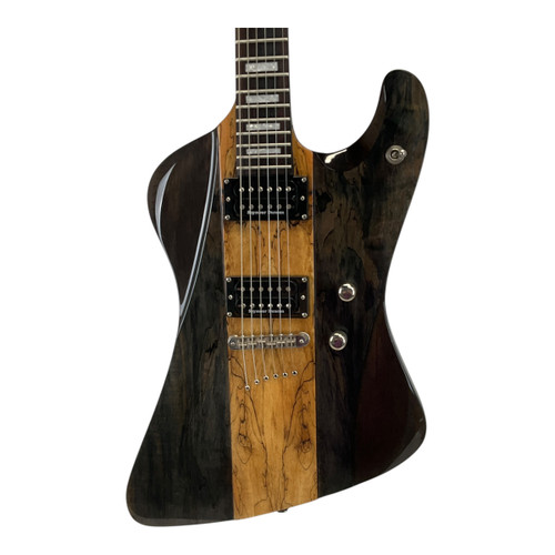 Vist Large View of Product Image Which is Used DBZ Diamond Hailfire Electric Guitar Black 6-String