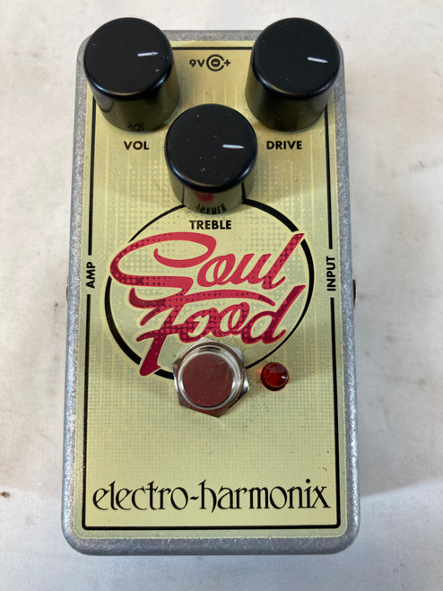Vist Large View of Product Image Which is Used Electro Harmonix Soul Food Overdrive Pedal