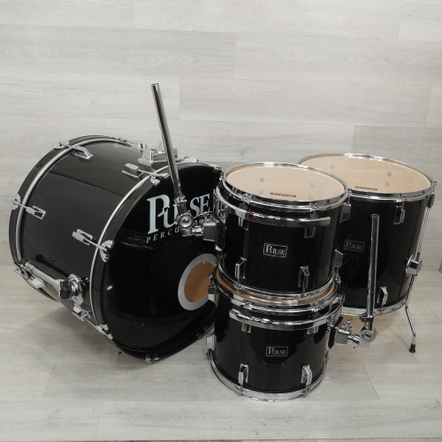 Vist Large View of Product Image Which is Used Pulse 5pc Drum Shells And Hardware Black