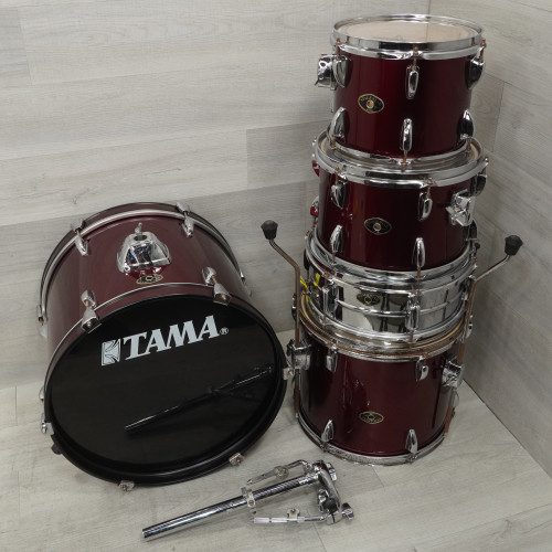 Vist Large View of Product Image Which is Used Tama Stagestar Drum Shells And Hardware Red