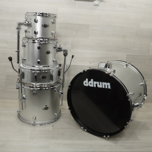 Vist Large View of Product Image Which is Used Ddrum D2 Drum Shells and Hardware Silver 