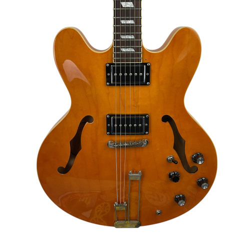 Vist Large View of Product Image Which is Used Epiphone NICK VALENSI RIVIERA P-94 Semi-Hollow Electric Guitar Natural 6-String