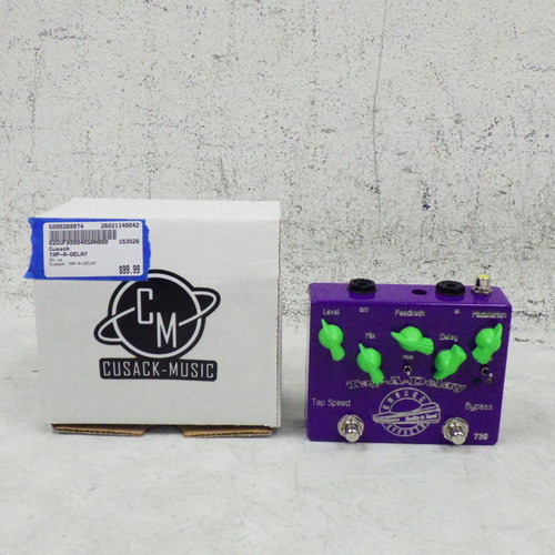 Vist Large View of Product Image Which is Used Cusack TAP-A-DELAY Delay Pedal