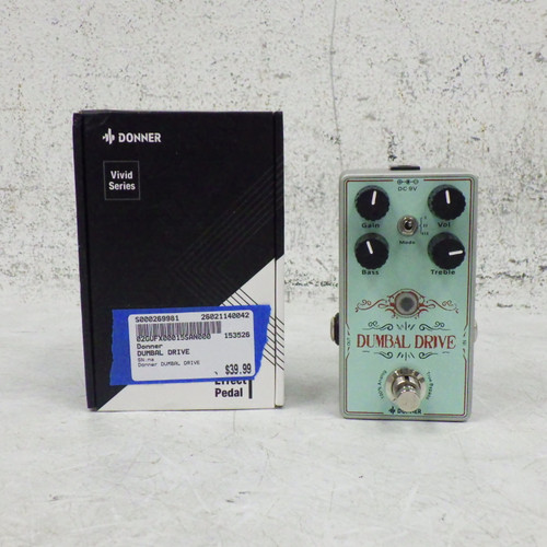 Vist Large View of Product Image Which is Used Donner DUMBAL DRIVE Overdrive Pedal