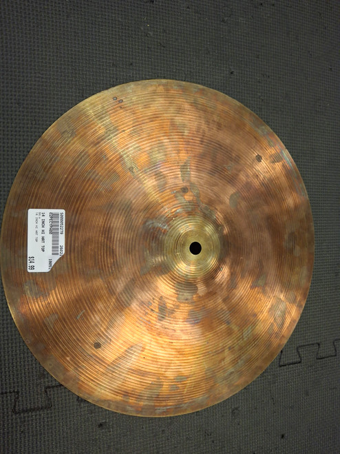 Vist Large View of Product Image Which is Used 14 INCH HI HAT TOP Cymbal 14"
