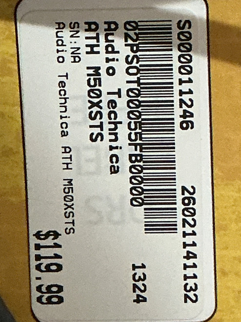 Vist Large View of Product Image Which is Used Audio Technica ATH M50XSTS Pro Sound Product