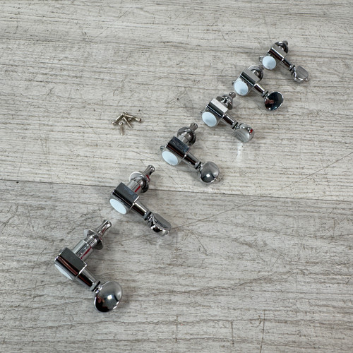 Vist Large View of Product Image Which is Used 6 In-line Electric Guitar Tuning Machine Set