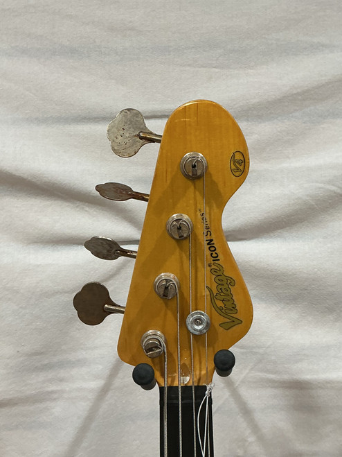 Vist Large View of Product Image Which is Used Vintage ICON SERIES BASS J Type Bass Guitar Sunburst 4-String