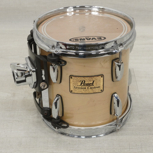 Vist Large View of Product Image Which is Used Pearl Session Custom Maple Rack Tom White 8x8